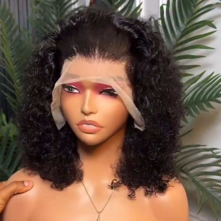 ailuxyhair-fr Identique à la photo AILUXY Perruques Crépus Bouclés Afro avec 13x4 Frontal Dentelle,Cheuveux Humains 100%