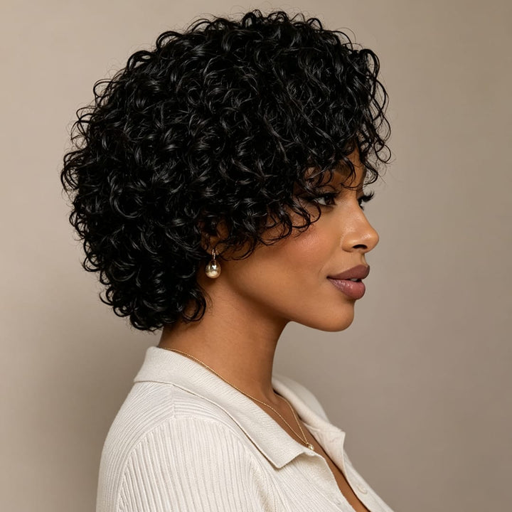ailuxyhair-fr Identique à la photo Noir AILUXY Perruque personnalisée avancée bouclée fine cheveux humains 100%