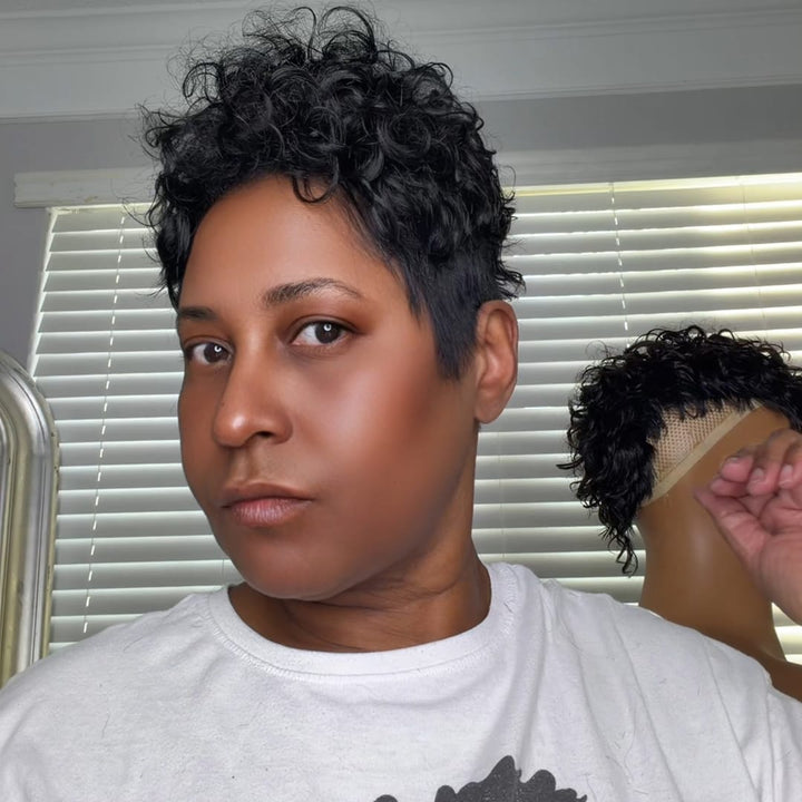 ailuxyhair-fr Identique à la photo (pas une perruque) AILUXY Topper Capillaire Boucles Kinky à Clips – Cheveux humains, Fixation Stable Toute la Journée