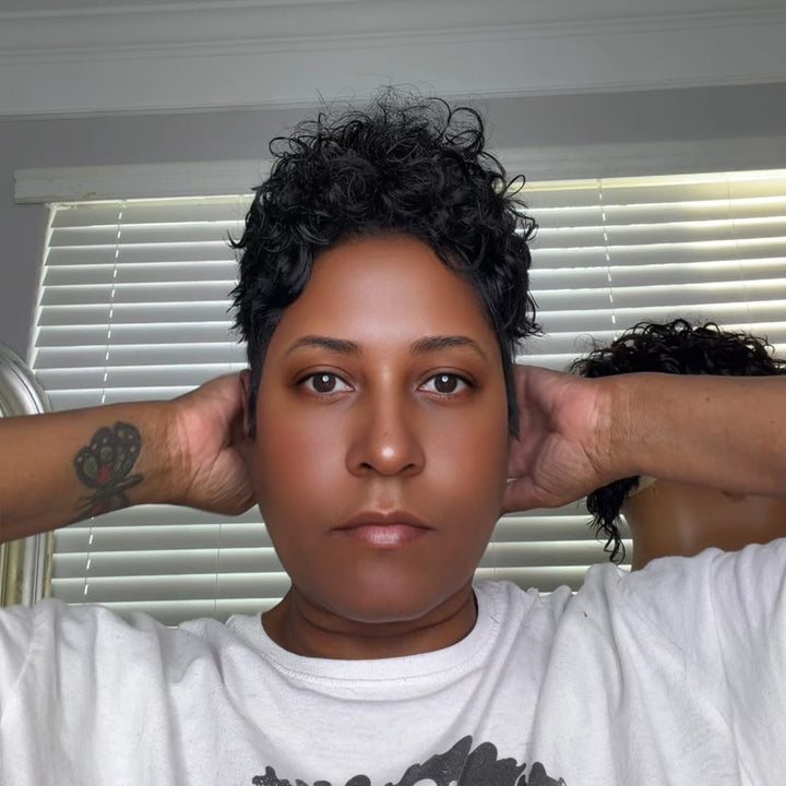ailuxyhair-fr Identique à la photo (pas une perruque) AILUXY Topper Capillaire Boucles Kinky à Clips – Cheveux humains, Fixation Stable Toute la Journée