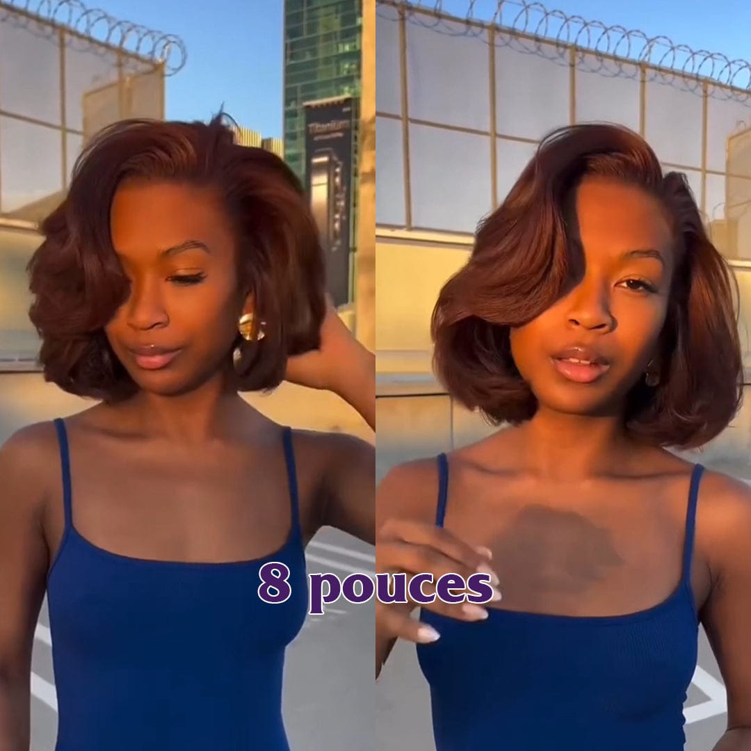 ailuxyhair-fr lisse Dentelle 13x4 / Conforme à la photo AILUXY Perruque Lisse Dentelle 13x4  Frontale 33# brun miel - Design de Coiffure - 100% Cheveux Humains