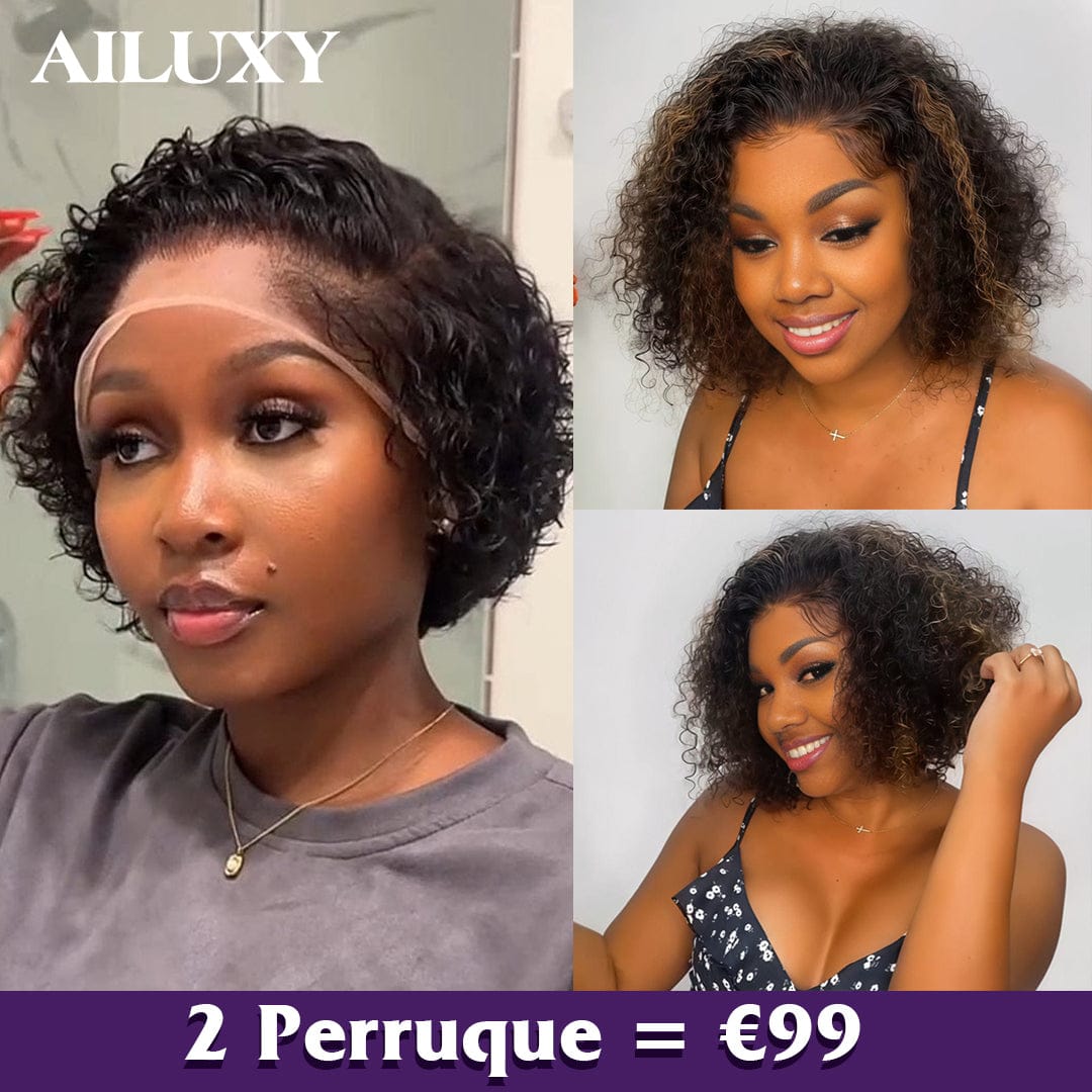 ailuxyhair-fr Perruque Combo 2 Perruque COMBO AILUXY 2 Perruques=€99 13x4 Lace Frontal Perruque et perruque personnalisée 1bt4 en 100% Cheveux Humains