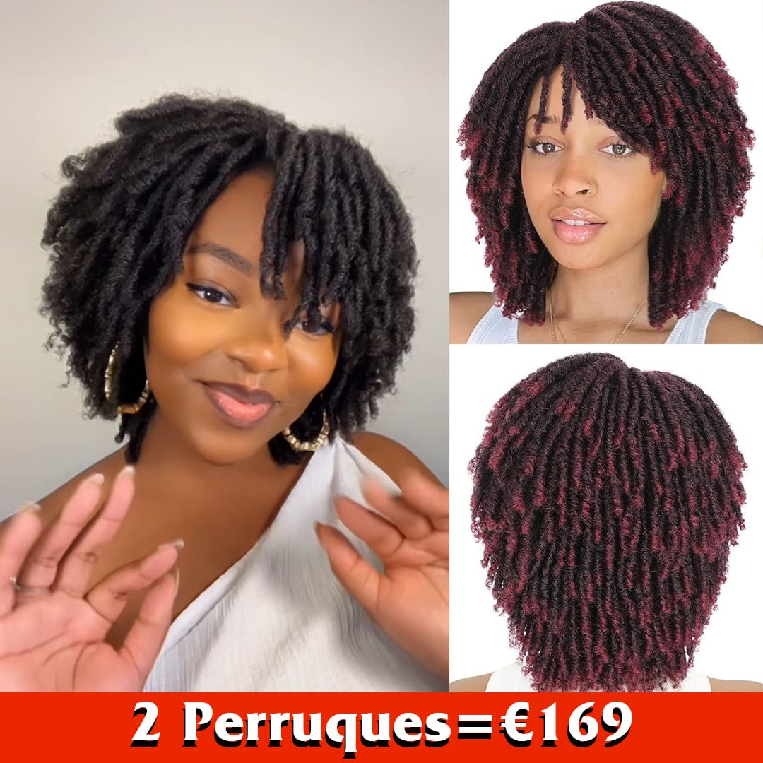ailuxyhair-fr Perruque Combo 2 Perruques AILUXY – 2 perruques combo Twist Braid Cheveux  Humains – Identique à la photo