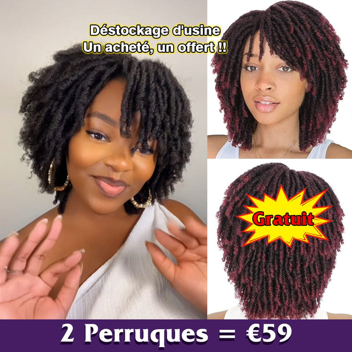 ailuxyhair-fr Perruque Combo 2 Perruques AILUXY – 2 perruques combo Twist Braid mécanisme = 59€– Identique à la photo
