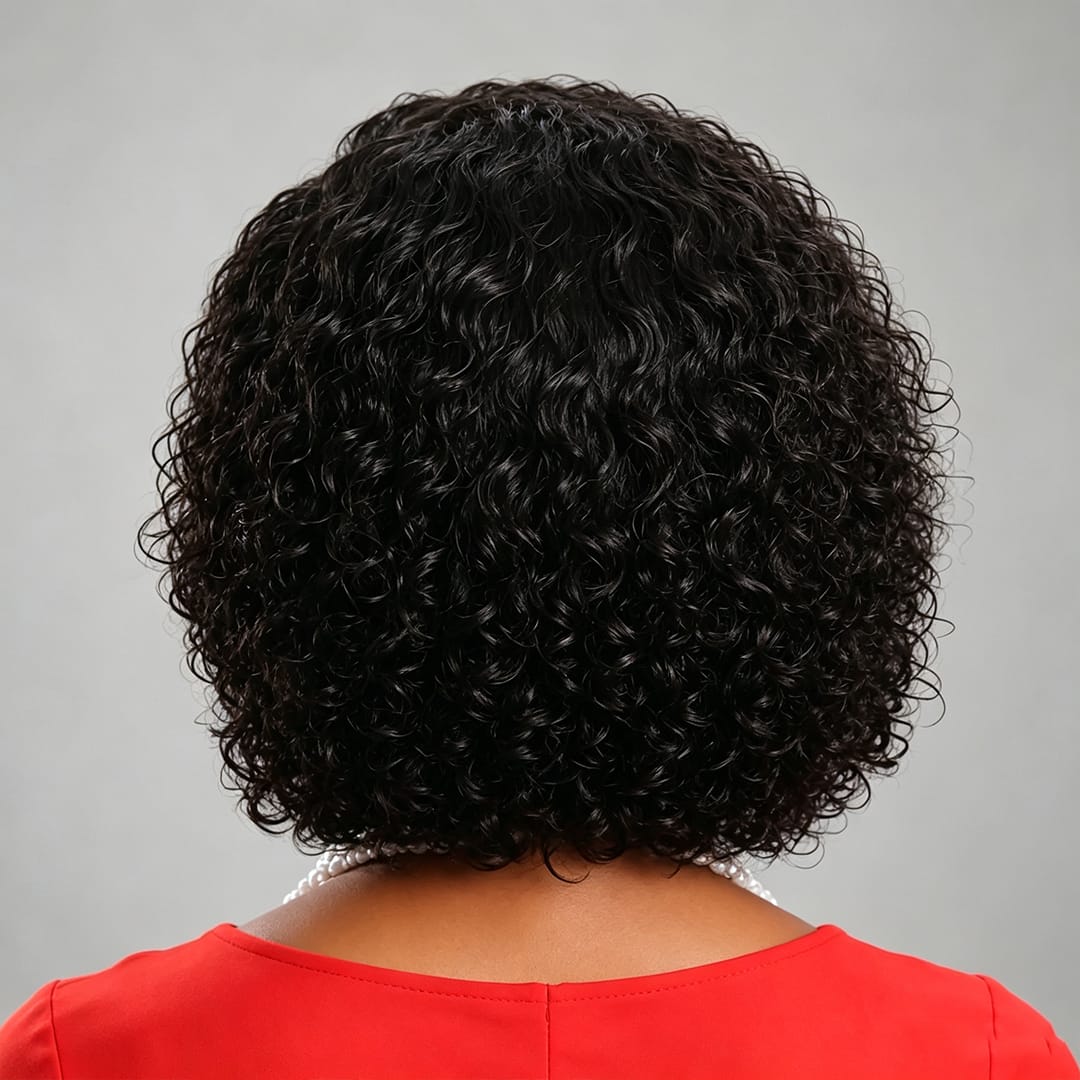 ailuxyhair-fr Perruque Combo AILUXY 2 coloris : Noir / Caramel | Perruque bob crépue cheveux humain