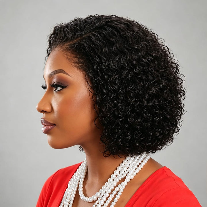 ailuxyhair-fr Perruque Combo AILUXY 2 coloris : Noir / Caramel | Perruque bob crépue cheveux humain