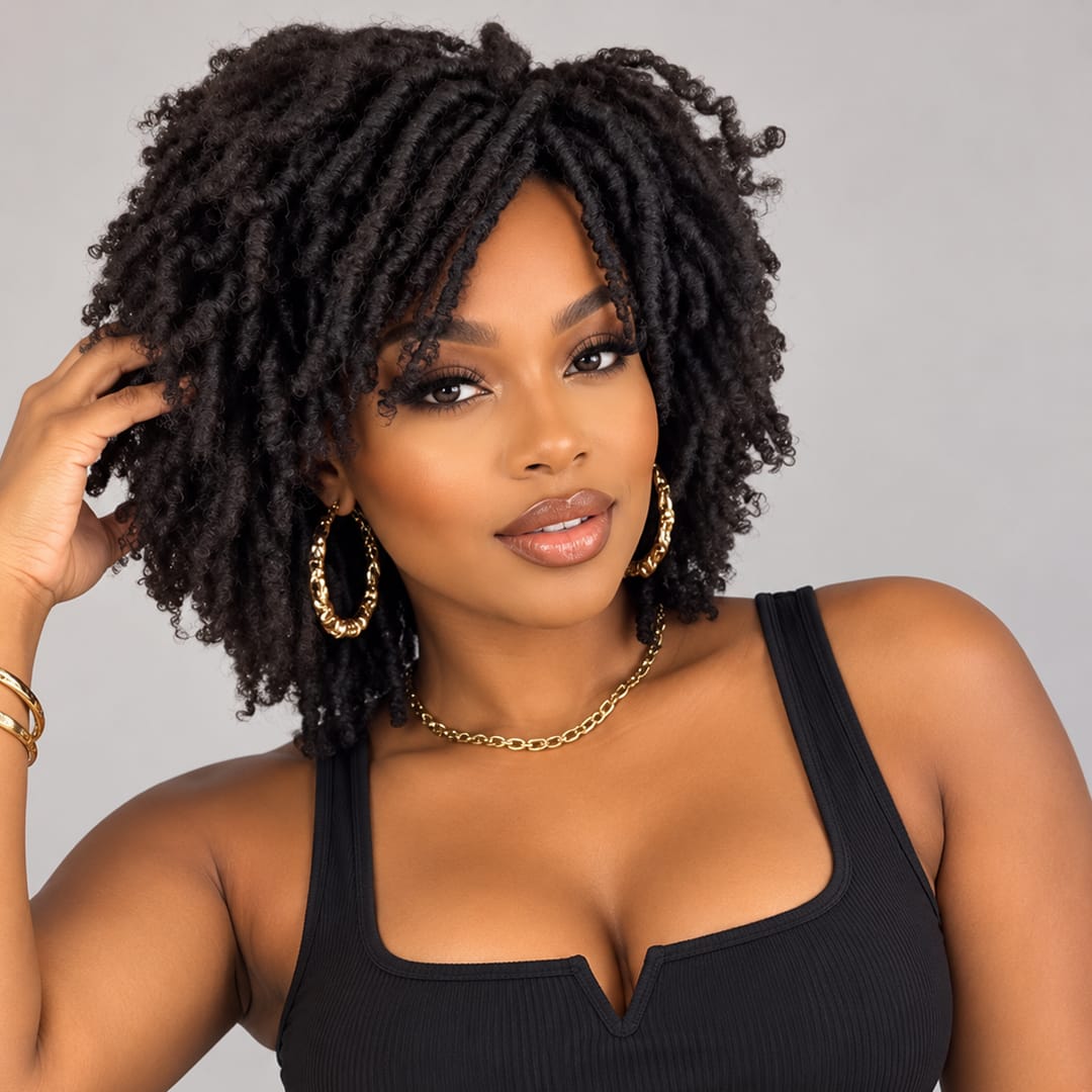 ailuxyhair-fr Perruque Combo AILUXY Prix d'usine 2 Perruques= €59 Perruque 100 % cheveux humains Nouveau modèle Pixie cut +Perruque synthétiques identique à la photo