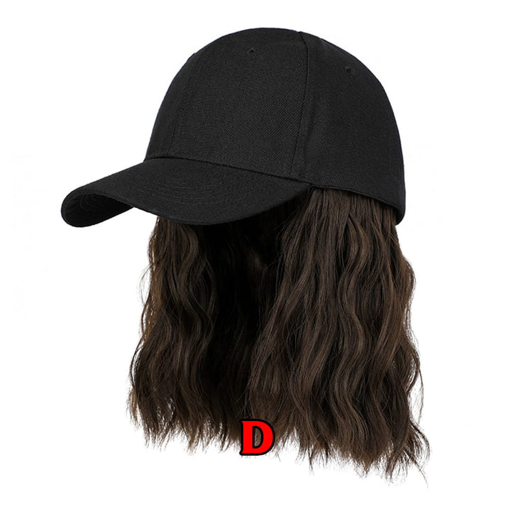 ailuxyhair-fr Perruque Combo Brun froid AILUXY Casquette avec Perruque Courte Ondulée - 6 Couleurs Disponibles- Identique à la photo