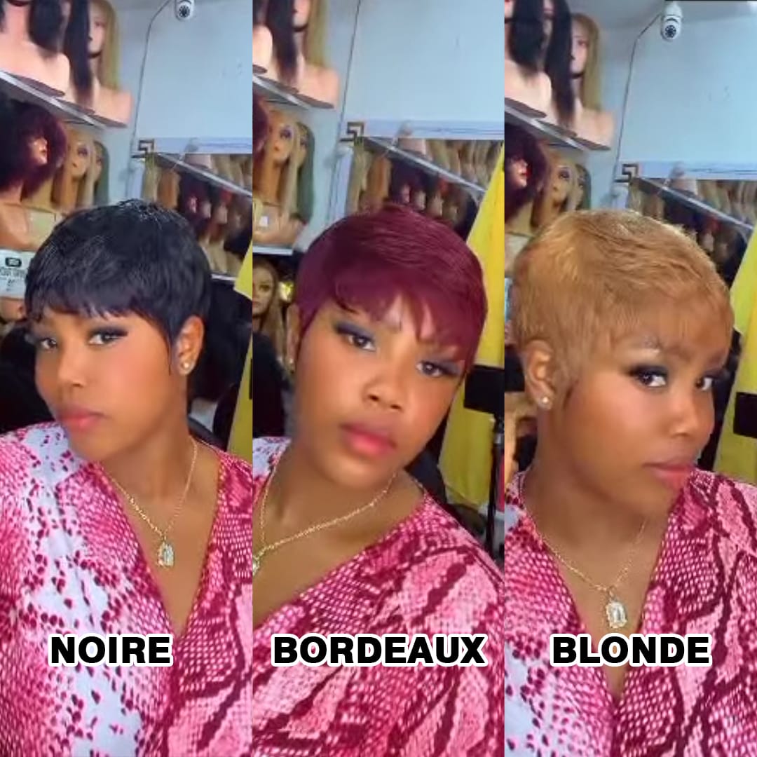 ailuxyhair-fr Perruque Combo Combo de 3 perruques AILUXY Prix d'usine | 3 Perruques = 59€ | Une Perruque Courte Style Pixie Pour L'été   identique à la photo