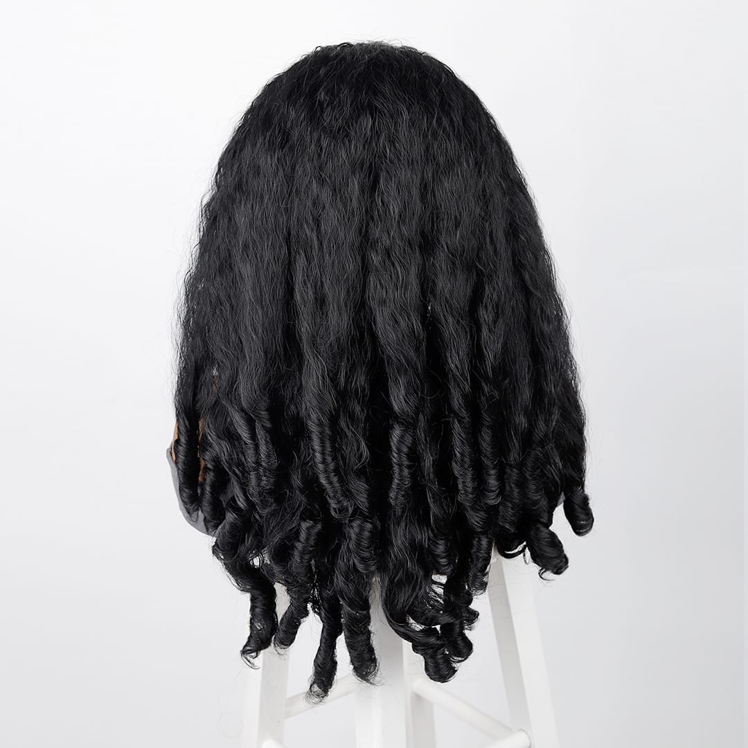 ailuxyhair-fr Perruque Combo Identique à la Photo AILUXY Perruque Bandeau Longue Ondulée Mécanique Cheveux Synthétiques Naturelle | Identique à la Photo