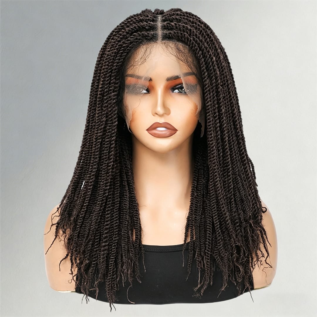 ailuxyhair-fr Perruque Combo Identique à la Photo AILUXY Perruque Lace Front Petit Twist Longue Blended Cheveux Synthétiques Naturelle | Identique à la Photo