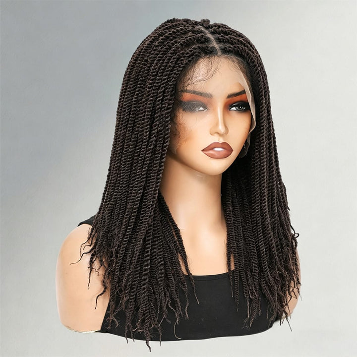 ailuxyhair-fr Perruque Combo Identique à la Photo AILUXY Perruque Lace Front Petit Twist Longue Blended Cheveux Synthétiques Naturelle | Identique à la Photo