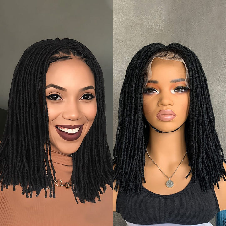 ailuxyhair-fr Perruque Combo Identique à la Photo AILUXY Perruque Lace Front Twist Dreadlocks Blended Cheveux Synthétiques Naturelle | Identique à la Photo