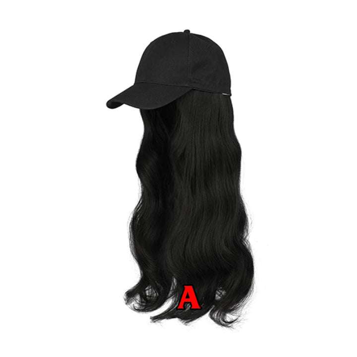 ailuxyhair-fr Perruque Combo Noir naturel AILUXY Casquette avec Perruque Longue Ondulée Body Wave – 3 Couleurs – Mélange de Cheveux Humains Identique à la photo