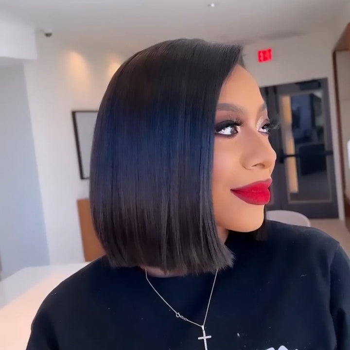 ailuxyhair-fr Perruque Coupe Pixie 10 pouces AILUXY perruques lisse Votre nouvelle coupe bob arrive pré-coiffée