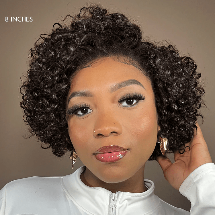 ailuxyhair-fr Perruque Coupe Pixie AILUXY Perruque 13x4 Lace Closure Perruque BOB Curly