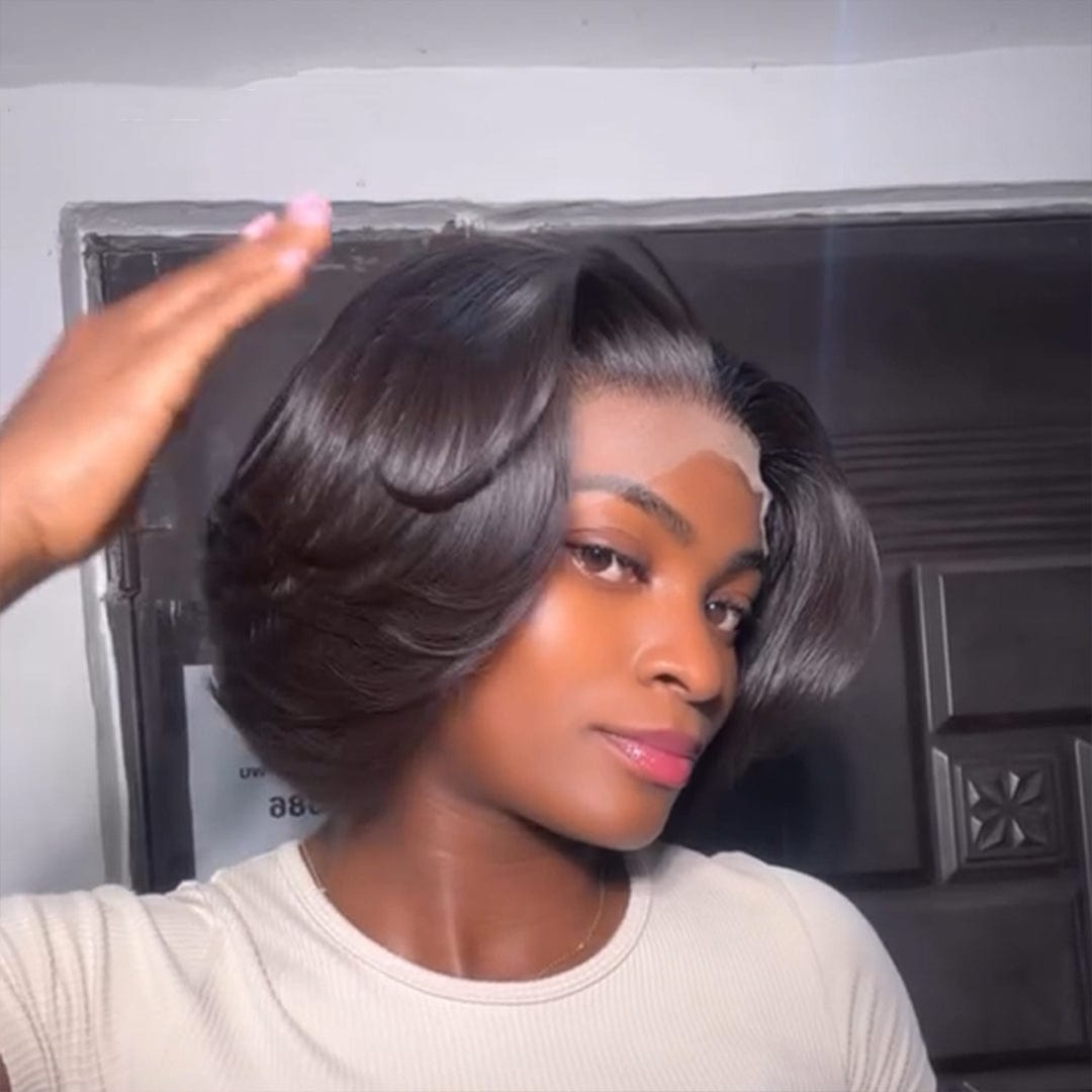 ailuxyhair-fr Perruque Coupe Pixie AILUXY Perruque dentelle 13x4, couleur naturelle et coupe courte, parfaite pour tous les styles