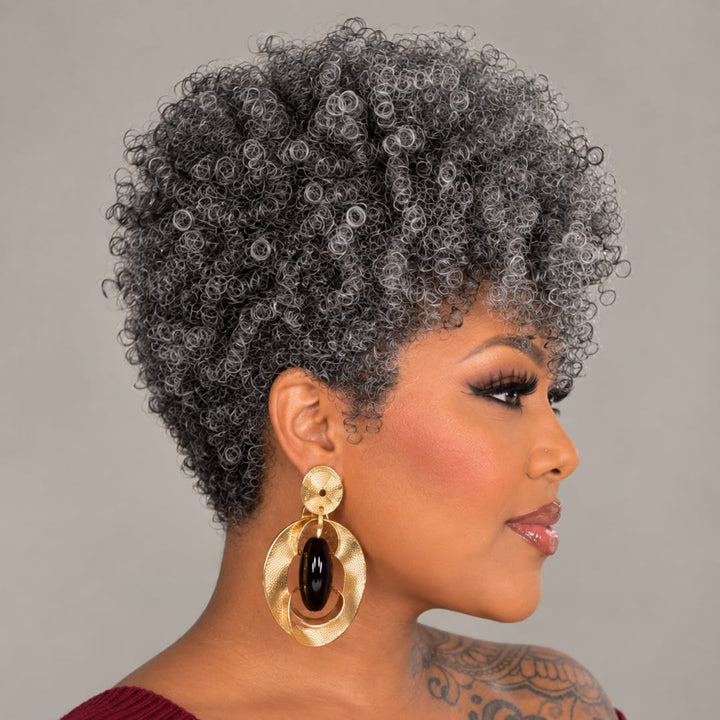 ailuxyhair-fr Perruque Coupe Pixie Identique à l'image AILUXY lisse perruque 100% Cheveux Humains Perruques afro volumineuses
