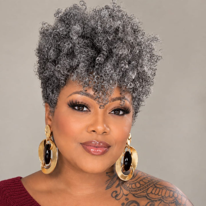 ailuxyhair-fr Perruque Coupe Pixie Identique à l'image AILUXY lisse perruque 100% Cheveux Humains Perruques afro volumineuses