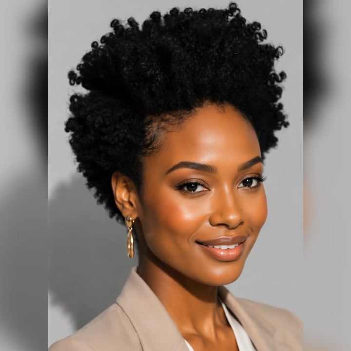 ailuxyhair-fr Perruque Coupe Pixie identique à l'image(Noir) AILUXY Perruque Pixie Lace à densité complète, boucles afro pour femmes noires
