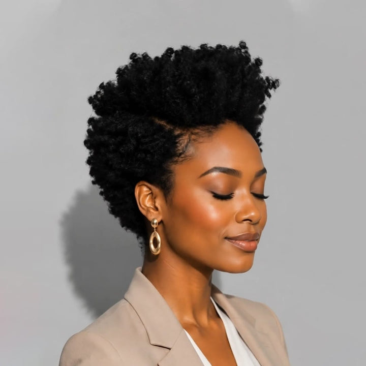 ailuxyhair-fr Perruque Coupe Pixie identique à l'image(Noir) AILUXY Perruque Pixie Lace à densité complète, boucles afro pour femmes noires