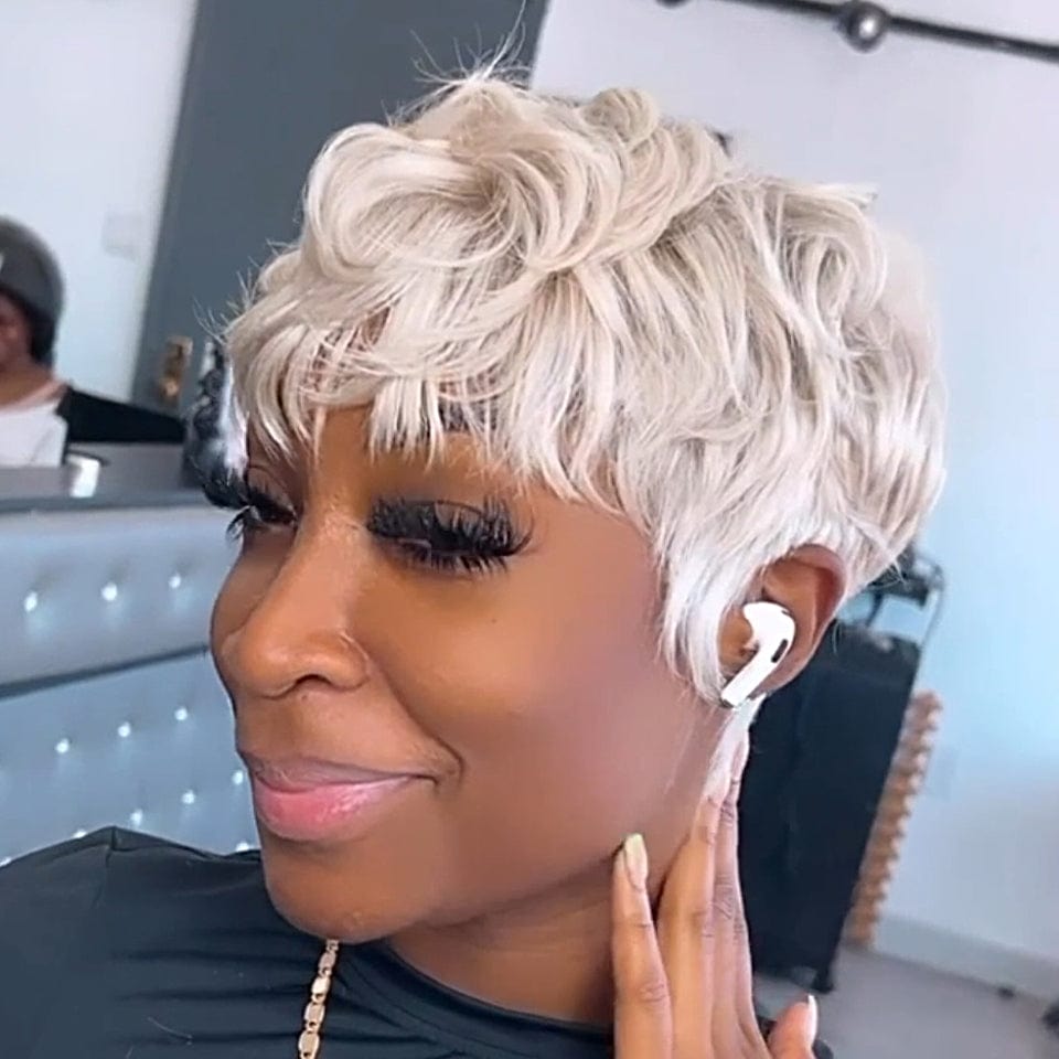 ailuxyhair-fr Perruque Coupe Pixie Identique à la photo AILUXY perruque blanche parfaite, identique à l'image
