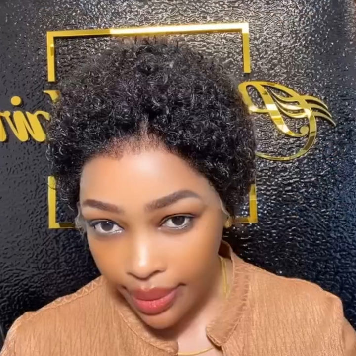 ailuxyhair-fr Perruque Coupe Pixie Identique à la photo AILUXY Perruque Courte Afro à Boucles Micro Denses, Texture Naturelle et Volume Riche