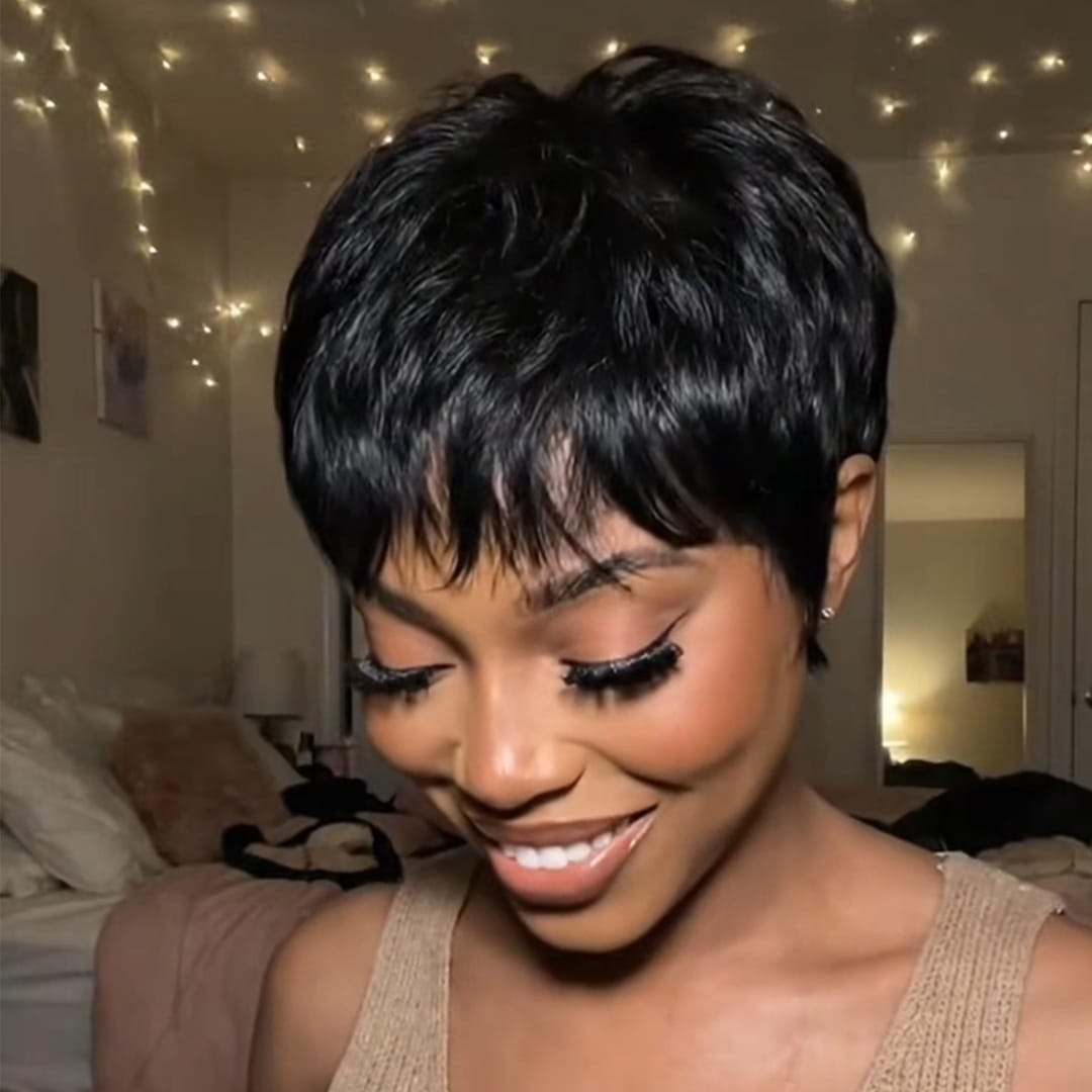 ailuxyhair-fr Perruque Coupe Pixie Identique à la photo AILUXY Perruque courts personnalisés sans colle 100% Cheveux Humains 3.0