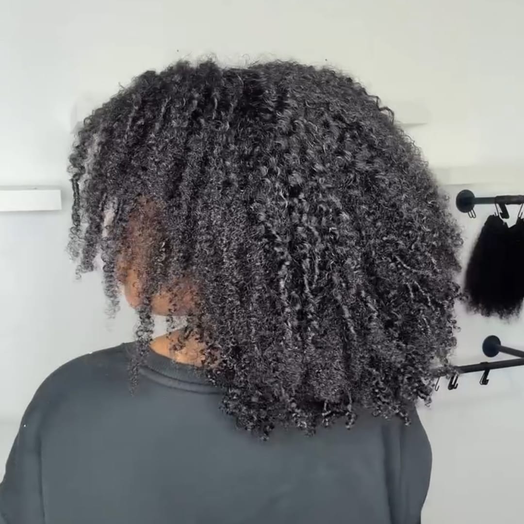 ailuxyhair-fr Perruque Coupe Pixie Identique à la photo AILUXY Perruque Lace Front Crépue Courte - Style Bob Bouclé Noir Naturel, Prête à Porter