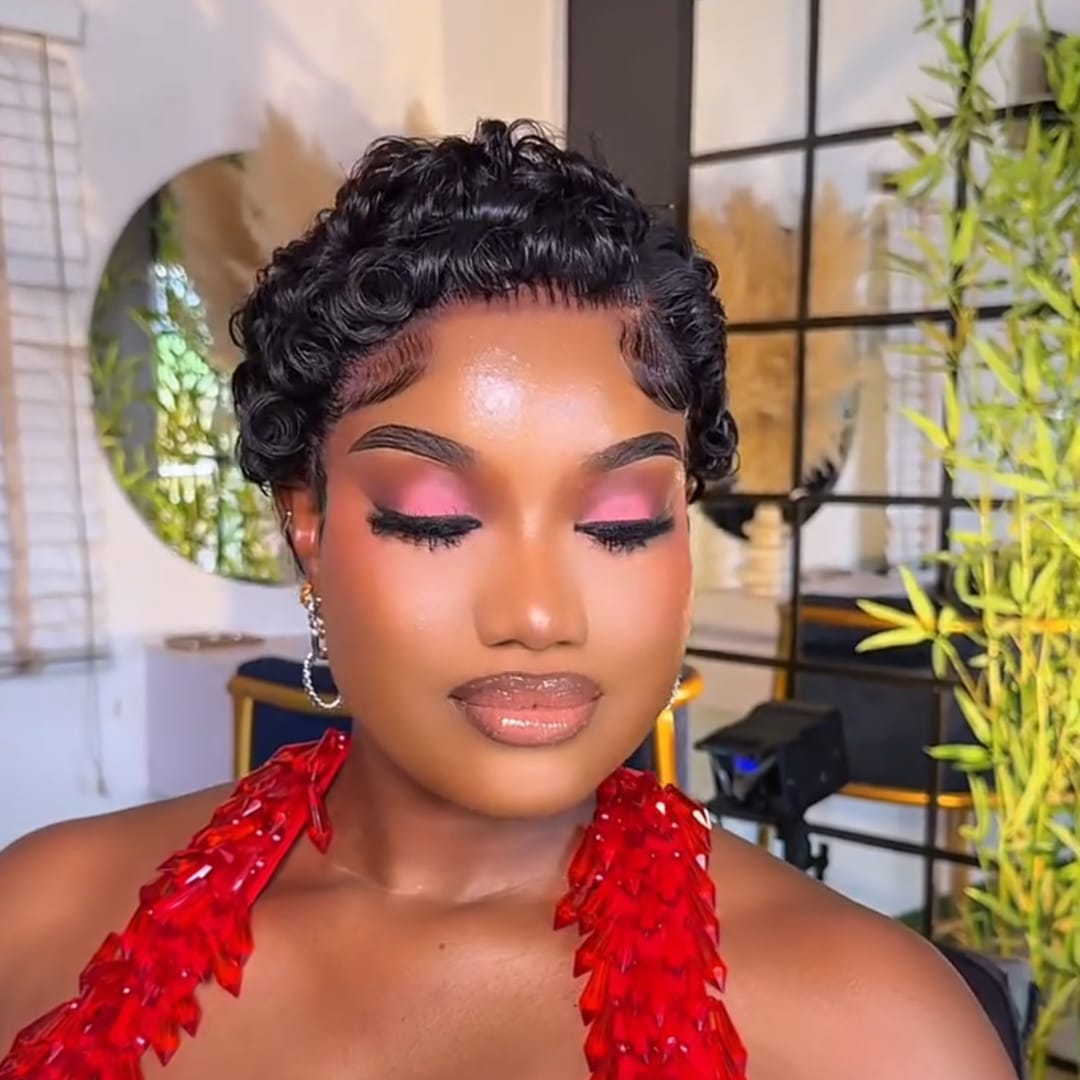 ailuxyhair-fr Perruque Coupe Pixie Identique à la photo AILUXY Perruque Pixie Bouclée Courte 13x4 Lace Front - Cheveux Humains Brésiliens Naturels, Pré-Plaquée avec Baby Hair
