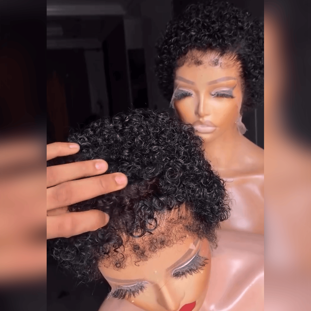 ailuxyhair-fr Perruque Coupe Pixie Identique à la photo AILUXY Perruque Pixie Perruque courte pas chère – petit modèle discret, facile à porter au quotidien, 13x4 Dentelle Transparente