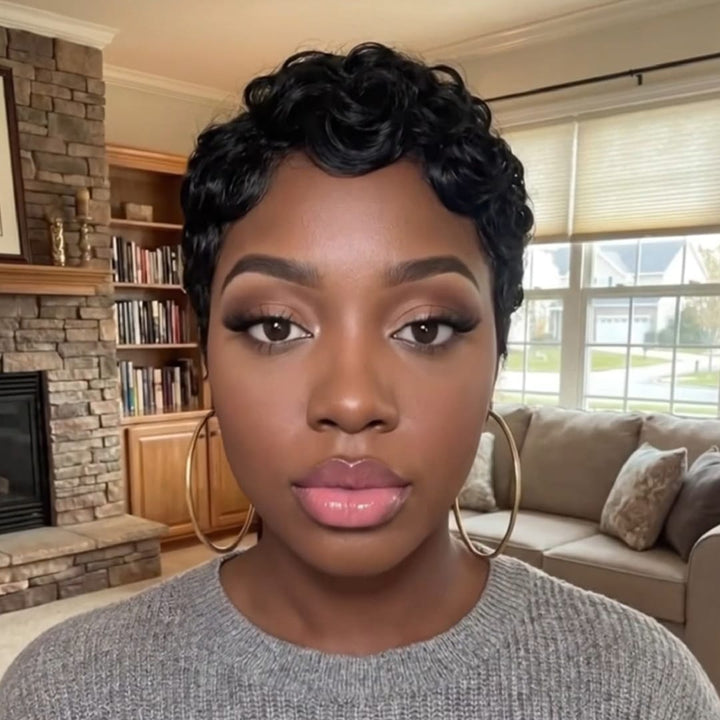 ailuxyhair-fr Perruque Coupe Pixie Identique à la photo AILUXY Perruque Pixie Sans Colle – Modèle Style Tendance Printemps 3.5