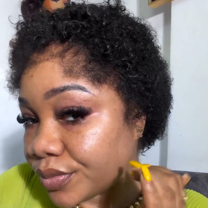 ailuxyhair-fr Perruque Coupe Pixie Identique à la photo HD AILUXY Perruque Afro HD Lace L'explosion bouclée qui cache parfaitement sa ligne