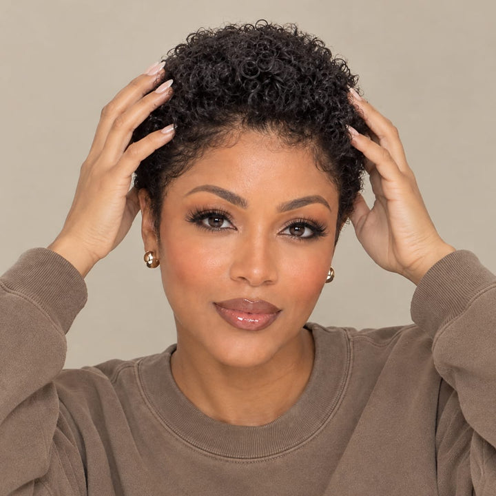 ailuxyhair-fr Perruque Coupe Pixie Identique à la photo HD AILUXY Perruque Courte HD 13X4 Dentelle Petites Boucles Naturelles Ultra Mignonnes
