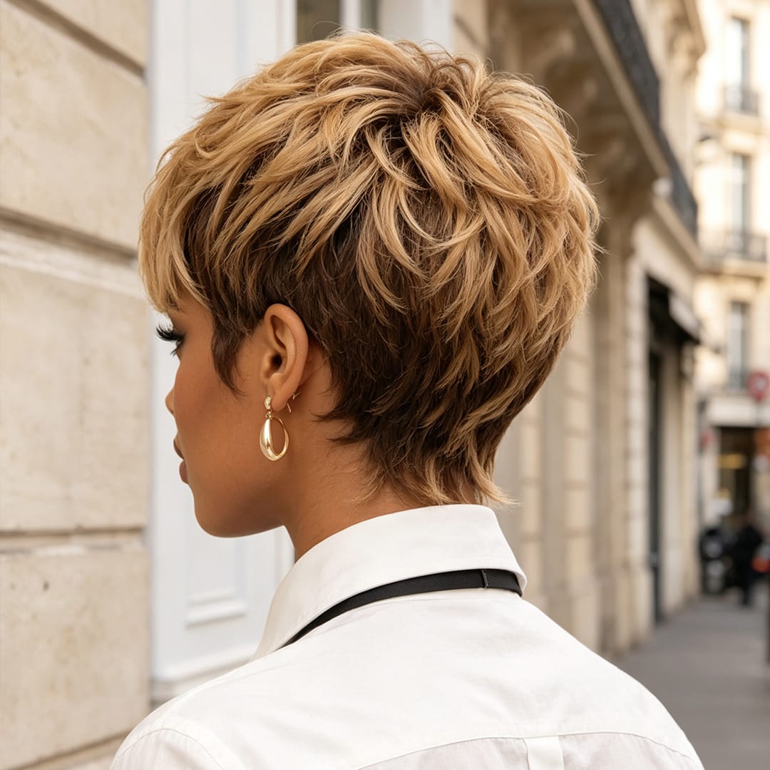 ailuxyhair-fr Perruque Coupe Pixie Même que sur la photo AILUXY Perruque courte avec coupe Pixie personnalisée