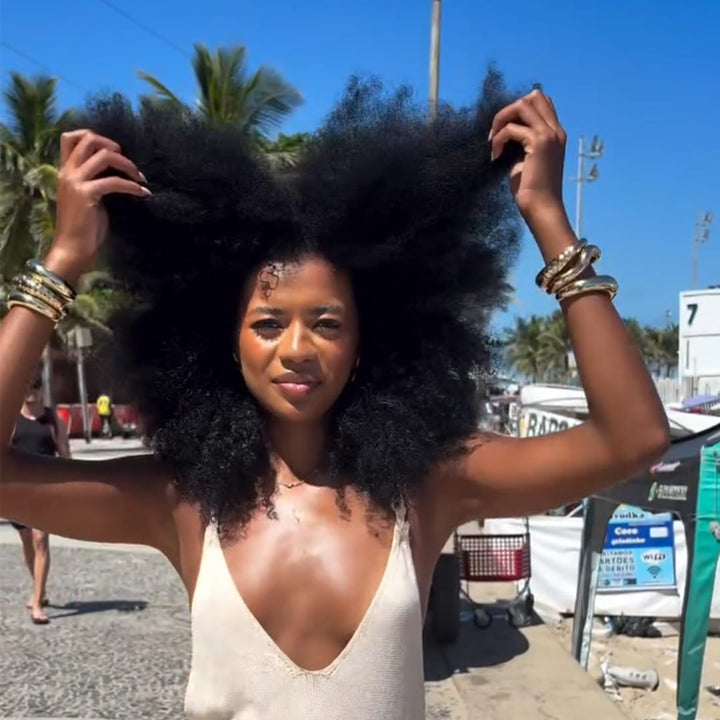 ailuxyhair-fr Sans Colle AILUXY Perruque afro chic pour les journées ensoleillées – Tête de lionne tendance