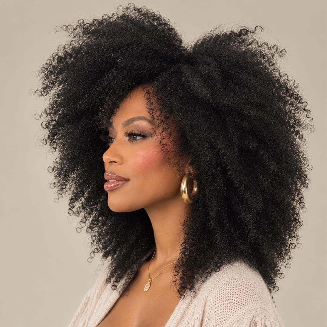 ailuxyhair-fr Sans Colle AILUXY Perruque afro chic pour les journées ensoleillées – Tête de lionne tendance