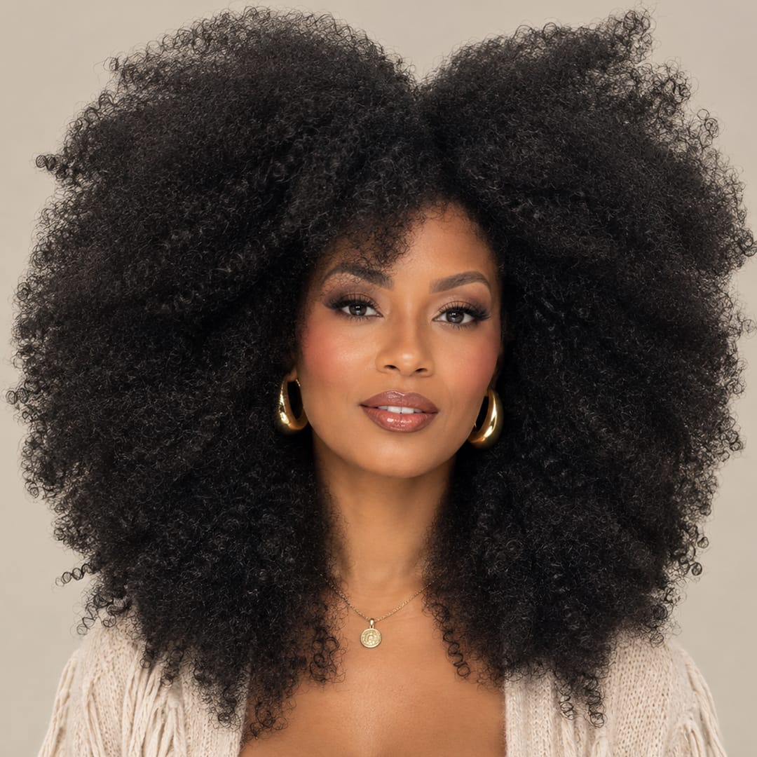 ailuxyhair-fr Sans Colle AILUXY Perruque afro chic pour les journées ensoleillées – Tête de lionne tendance
