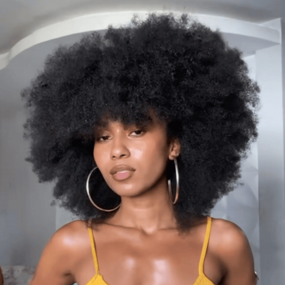 ailuxyhair-fr Sans Colle AILUXY Perruque Afro Grande Volume, Boucles Texturées Style Naturel Africain