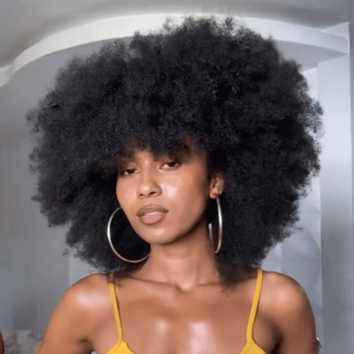 ailuxyhair-fr Sans Colle AILUXY Perruque Afro Grande Volume, Boucles Texturées Style Naturel Africain