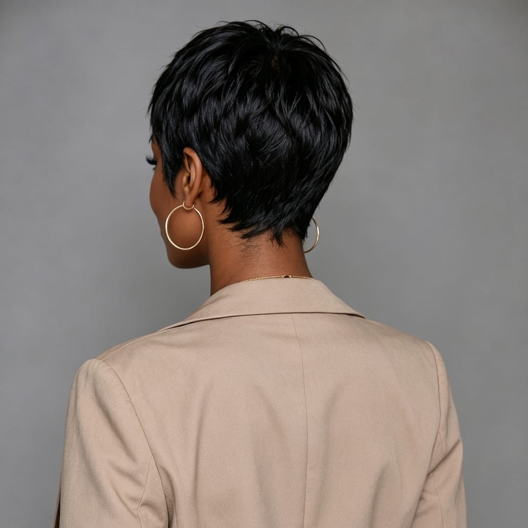 ailuxyhair-fr Sans Colle Comme la photo AILUXY Perruque Pixie Sans Colle – Modèle Style Tendance Printemps