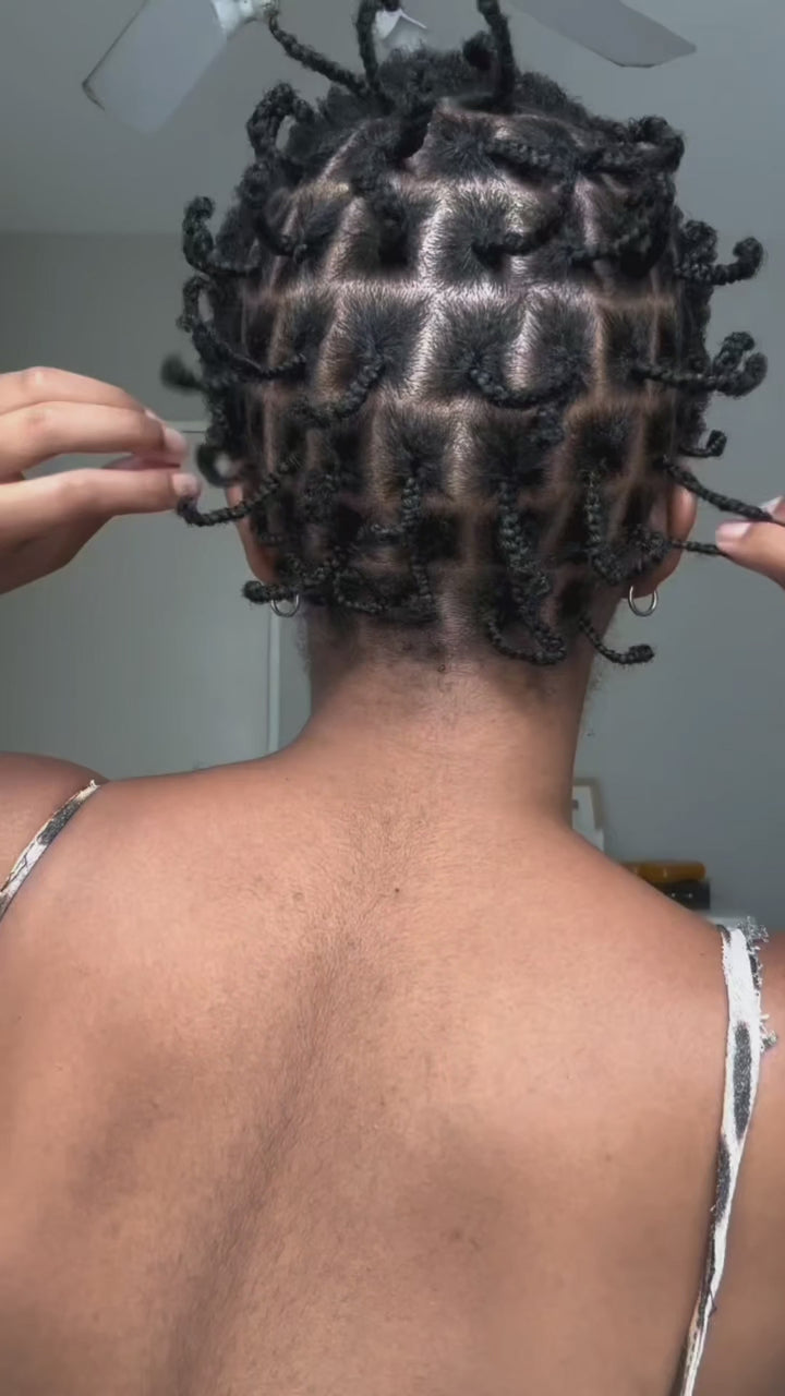AILUXY Tissage à Nœuds Plumes à Petites Boucles ,Texture Crépue Authentique,100% cheveux humains