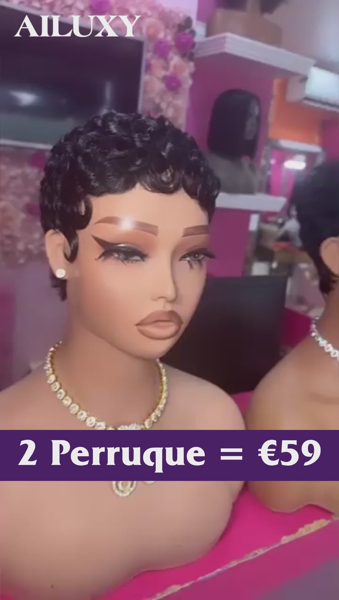 AILUXY 2 Perruque COMBO | ventes flash