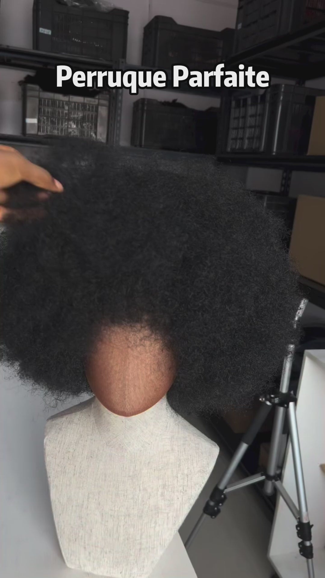 AILUXY Perruque Bob Avec Frange Afro Curly Douce et Légère Sans Colle  Couleur  Naturelle