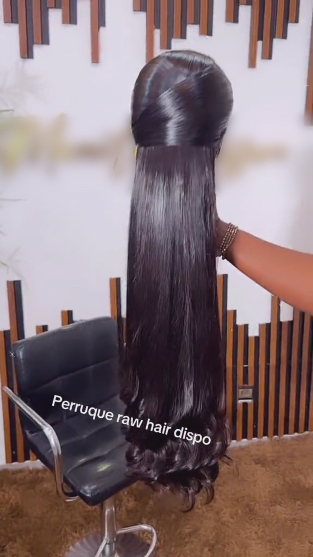 AILUXY Perruque Lisse Parfaite – Qualité Premium 100% Cheveux Humains-Identique à la Photo