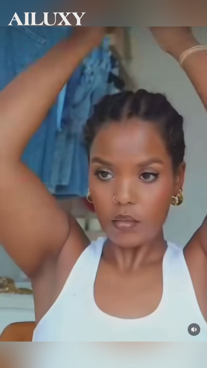 AILUXY Queue de cheval bouclée glamour - Volume et mouvement pour sublimer votre look quotidien