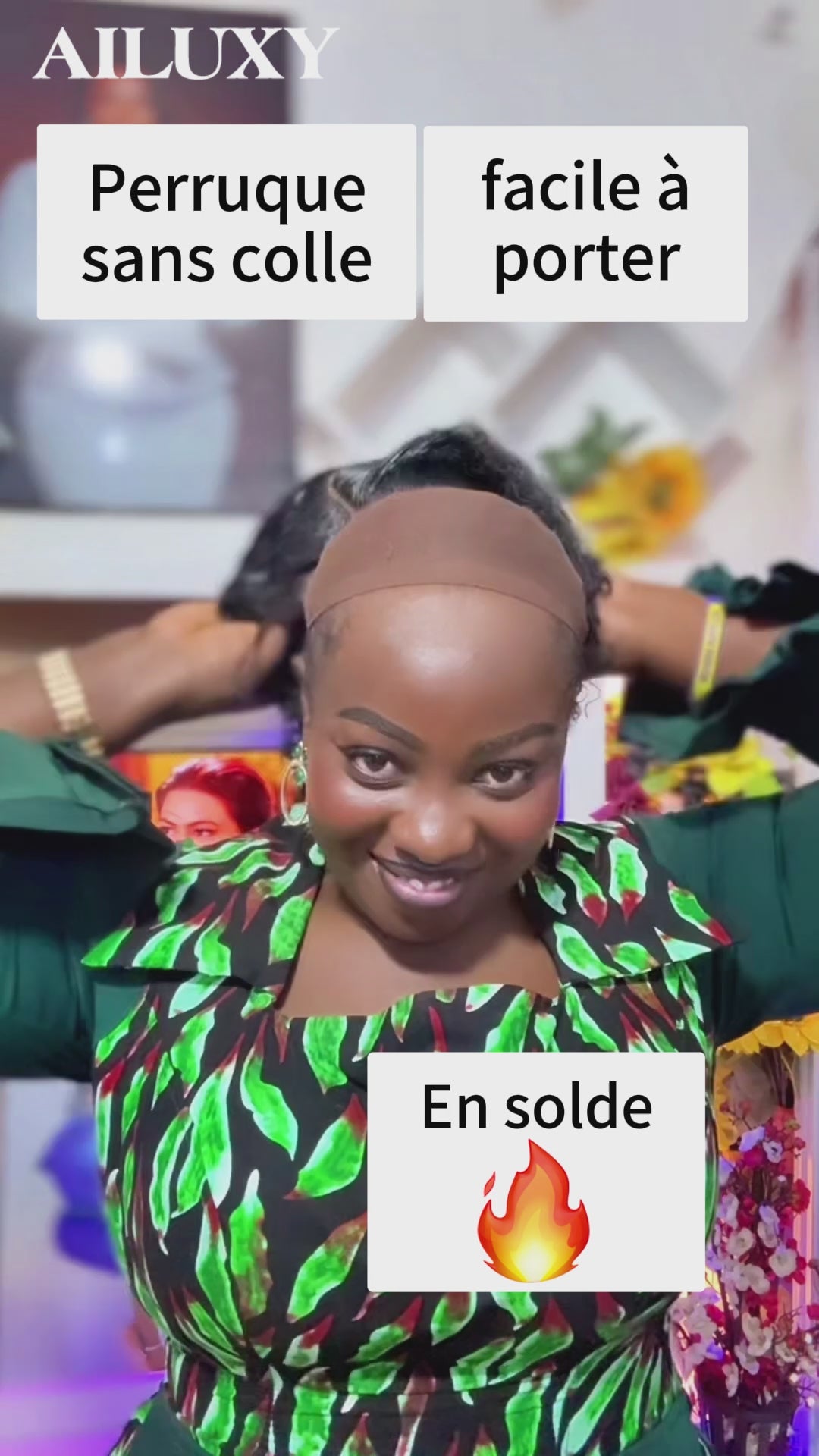 AILUXY 13x4 Lace Frontal Perruque Curly - Légère pour Été, Respirable et Stylish | 100% Cheveux Humains