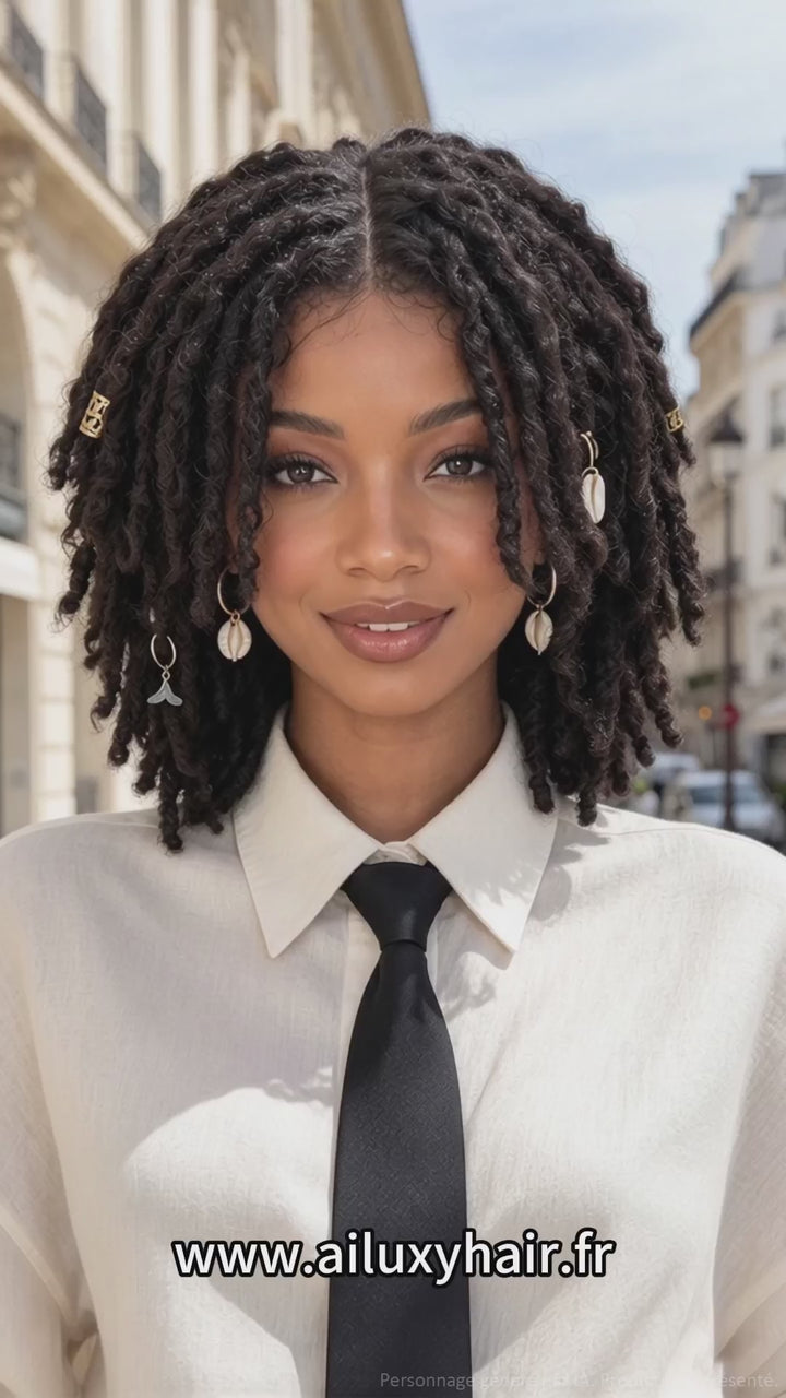 AILUXY Dreadlocks Wig Bob Black Twist Braid | Special Offer | Authentic Look at an Unbeatable Price