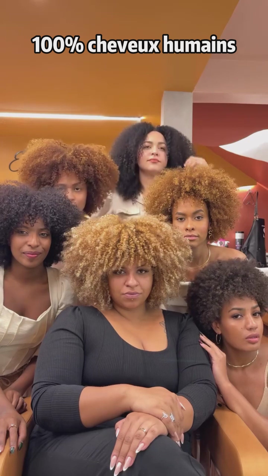 AILUXY Perruque Afro  Du naturel au spectaculaire notre Afro Taille 12 pouces XXL en 6 nuances irrésistibles