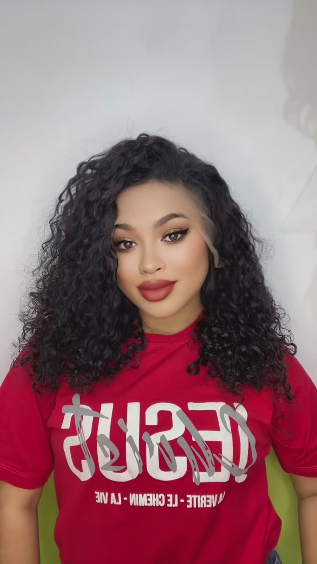 AILUXY 13x4 Lace Frontal Perruque Courte Bouclée – nouvelles perruques boucles ondulées